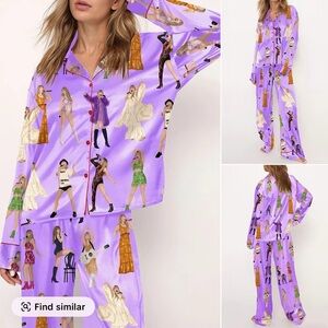SHESHOW Pajama Set • Long Pants / Long Sleeve Shirt • Taylor Swift • Medium